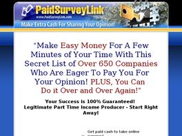 Go to: High Converting Paid Surveys - Amazing Salespage - Earn 75%!