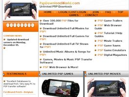 Go to: Psp Downloads World.