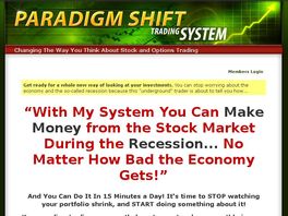 Go to: Paradigm Shift Trading System - Changing How You Trade Stock & Options