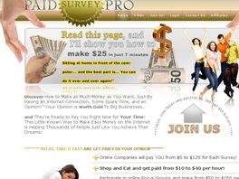 Go to: The Conversion Rate Is Like 1/25 -PaidSurveyPro.com.