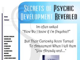 Go to: Secrets Of Psychic Development Revealed