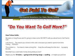 Go to: Get Paid To Golf