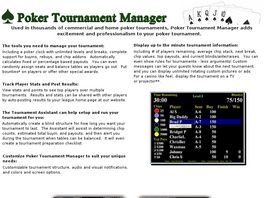 Go to: Poker Tournament Manager Software.