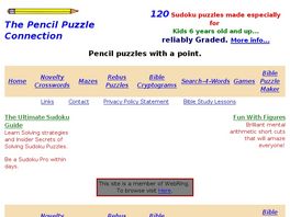 Go to: The Pencil Puzzle Connection.