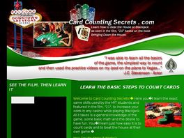 Go to: Card Counting Secrets - for BlackJack from the film 21