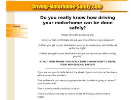 Go to: How To Drive A Motorhome Safely.