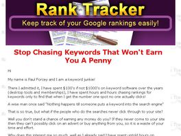 Go to: Rank Tracker Wordpress Plugin