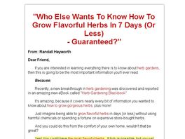 Go to: Herb Gardening Blackbook.