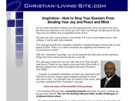 Go to: Inspiration For Those With Enemies