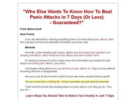 Go to: What Are Panic Attacks And How To Beat Them.