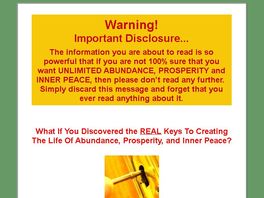 Go to: The 9 Keys To Creating The Life You Want!