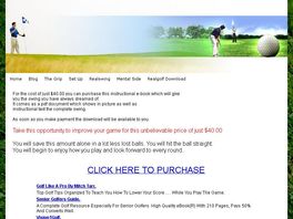 Go to: Easy to follow steps to cure your golf swing faults,guaranteed results