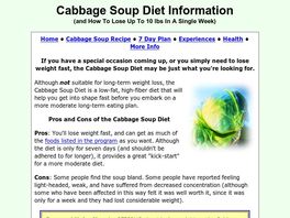 Go to: Cabbage Soup Diet