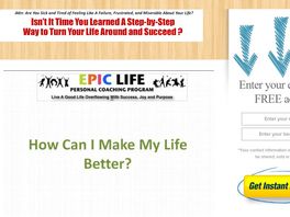Go to: Epic Life Personal Coaching Program