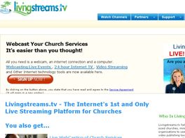 Go to: Livingstreams Live Webcasting And Video Streaming.