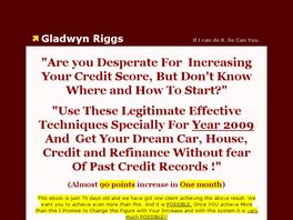 Go to: Step Up Credit Score - 2010 Edition.