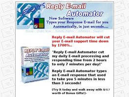 Go to: Reply Email Automator.