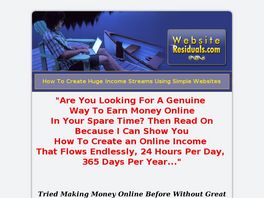 Go to: Create Residual Income Online Using Simple Websites.