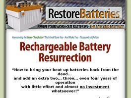 Go to: RestoreBatteries - the ultimate energy back-end offer