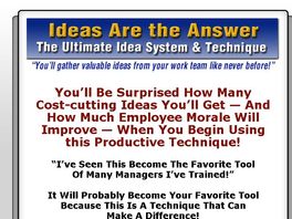 Go to: Ideas System & Technique For Team Leaders