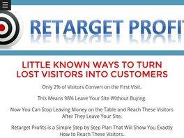 Go to: Retarget Profits - Turn Lost Visitors Into Profits