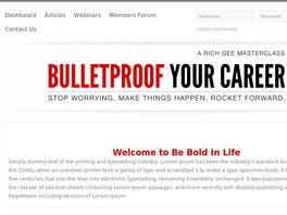 Go to: Bulletproof Your Career!