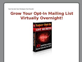 Go to: The Secret To Successful Opt-ins