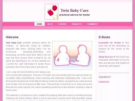 Go to: Twin Baby Care