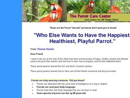 Go to: The Parrot Care Center