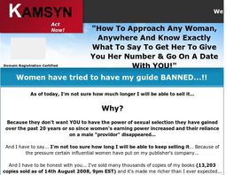 Go to: 70% Comm! Attract Women & Seduce! Pickup, Dating, Seduction Guides.