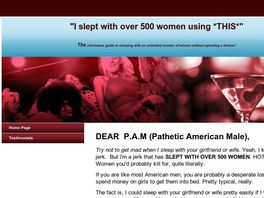 Go to: I Slept With Over 500 Women Using *this*