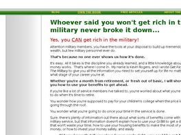 Go to: Get Rich In The Military
