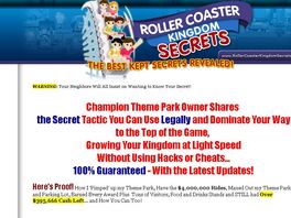 Go to: Roller Coaster Kingdom Secrets By T Dub.