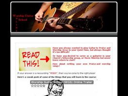 Go to: Worship Guitar School (wgs) Online Guitar Course.