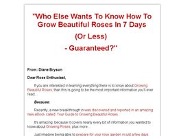 Go to: Your Guide To Growing Beautiful Roses.