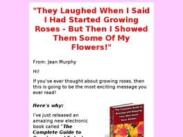 Go to: Growing & Enjoying Your Own Rose Garden.