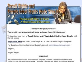Go to: Resell Rights And PLR Made Simple