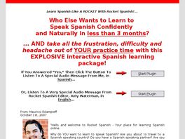 Go to: Learn Spanish- Rocket Spanish. Earn Top Dollar Selling A Top Product