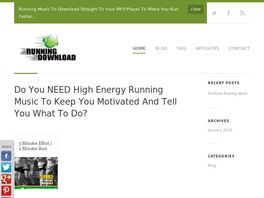 Go to: MP3 Running Music To Make You Run Faster!
