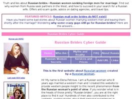 Go to: Russian Brides Cyber Guide.