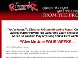 Go to: Rockstar Method: Online Beginning Guitar Product