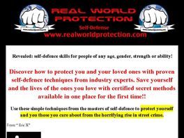 Go to: Real World Protection - Online Video Self-Defense Course