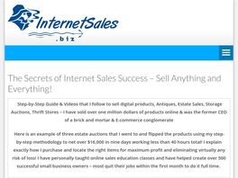 Go to: The Secrets Of Internet Sales Success
