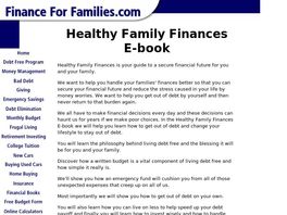 Go to: Finance For Families.com.