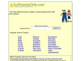 Go to: A Search Engine Just For Parents.