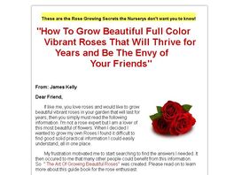 Go to: The Art Of Growing Beautiful Roses