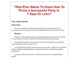 Go to: Party Planning Made Easy And Simple.