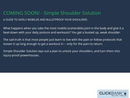 Go to: Simple Shoulder Solution