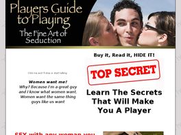 Go to: The Players Guide To Seducing Women.