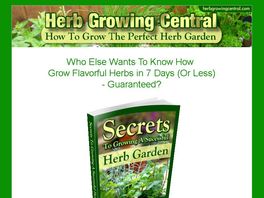 Go to: Secrets To Growing A Successful Herb Garden